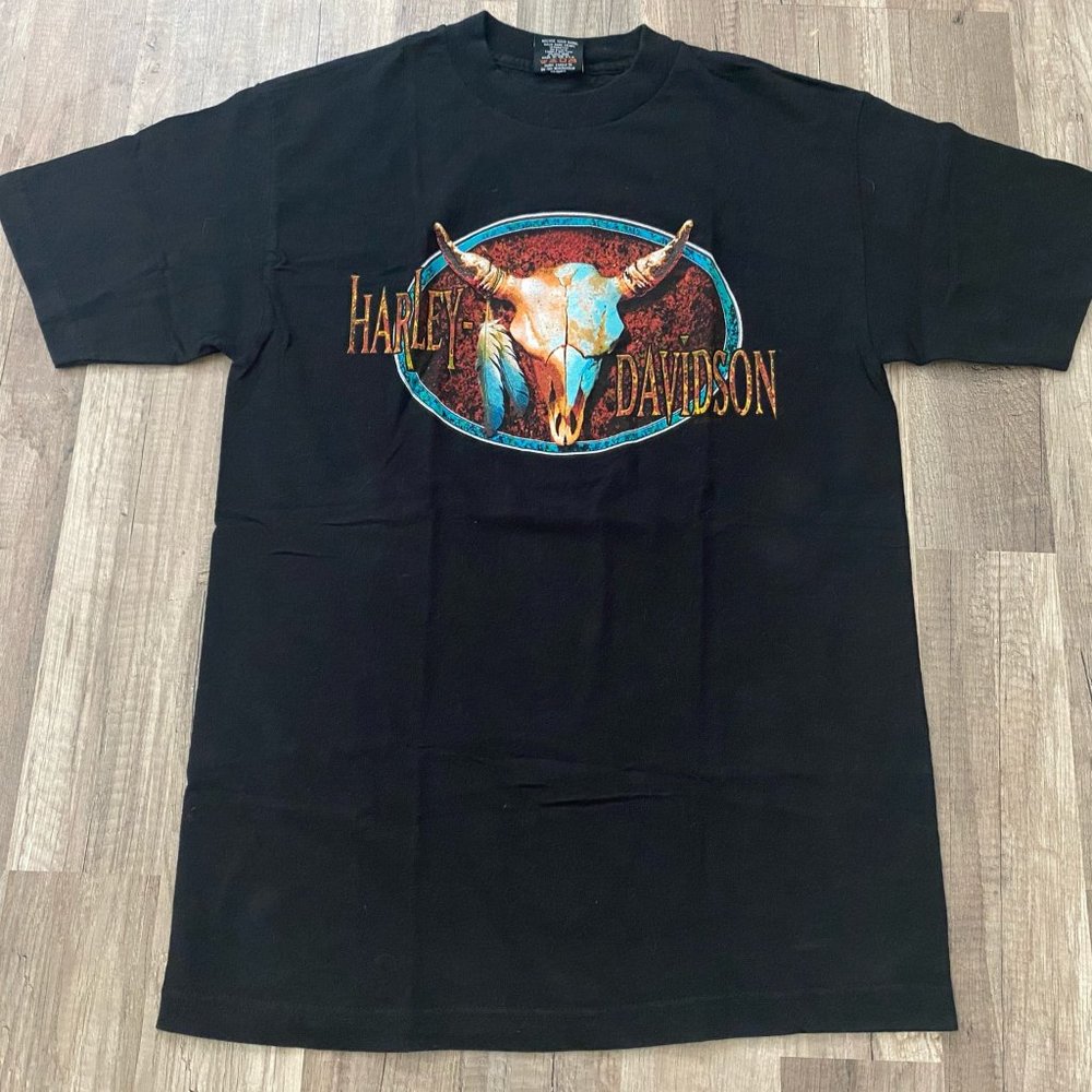 Vintage '02 Harley-Davidson NYC Steer Skull Tee